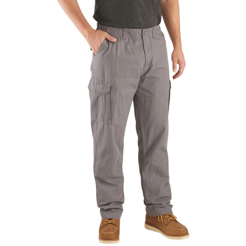 NWOT Guide Gear Cargo Canvas Pants Gray Sz 42 x 29.5 Outdoor Work Utility Cotton